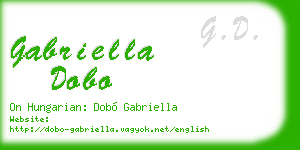 gabriella dobo business card